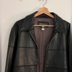 Banana Republic Vintage Leather Biker Jacket